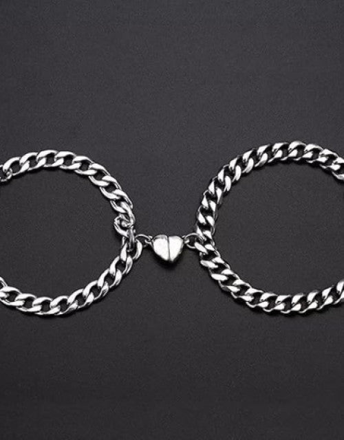 2PCS Matching Heart Bracelets for Couples